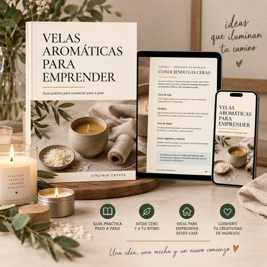VELAS AROMÁTICAS PARA EMPRENDER